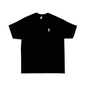 매드몬스터 로고 반팔 티셔츠 블랙